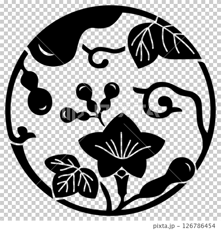 家紋です。夕顔枝丸と言います。 家紋です。夕顔枝丸と言います。 126786454