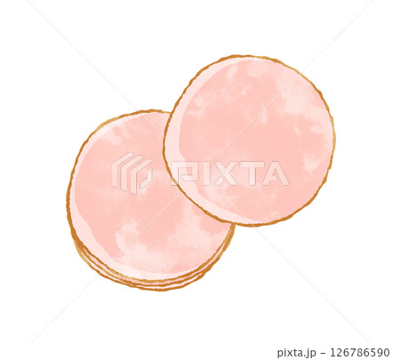 薄切りのハム 126786590