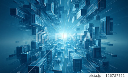 未来都市構造と空間拡張の概念 未来都市構造と空間拡張の概念 126787321