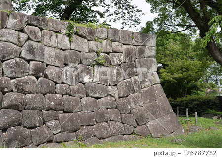 神奈川県小田原市 小田原城 天守の石垣 神奈川県小田原市 小田原城 天守の石垣 126787782