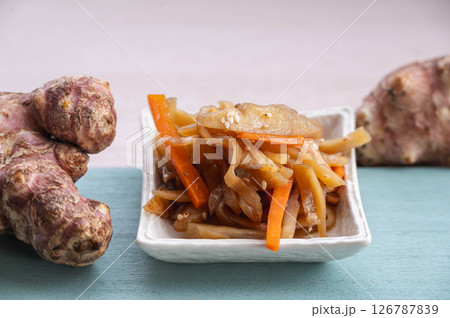 キクイモのきんぴら キクイモのきんぴら 126787839