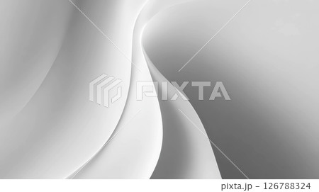 白い造形物の背景素材 126788324