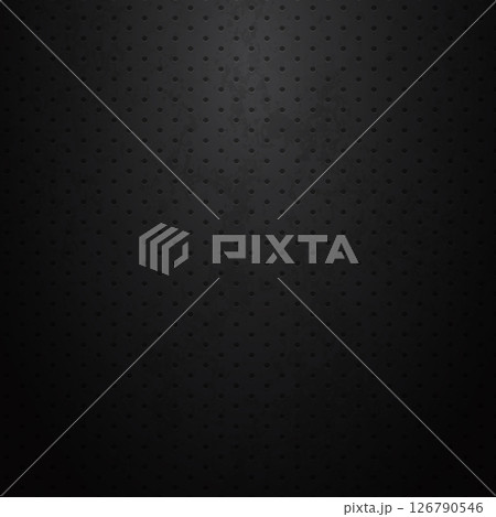Black perforated background with black holes and glow 126790546