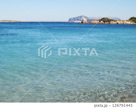Island Sardinia. Beautiful sea view. Island Sardinia. Beautiful sea view. 126791443