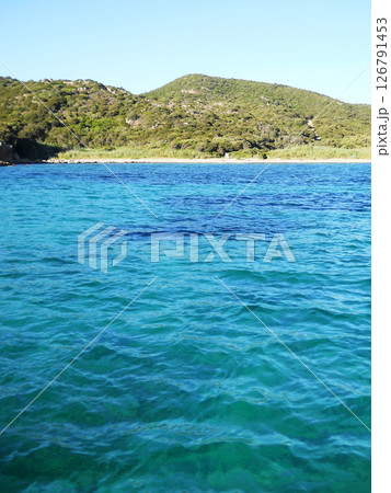 Sea and Mountain View. Corsica. French Island. Bonifacio. 126791453