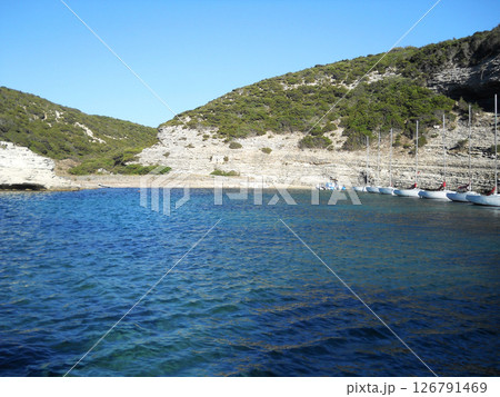 Sea and Mountain View. Corsica. French Island. Bonifacio. 126791469
