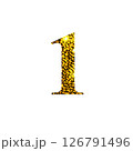 Golden number 1. Numbers for design 126791496