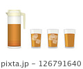 麦茶と麦茶ポットのセット 126791640