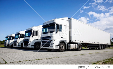 物流イメージ(トラック) 126792086