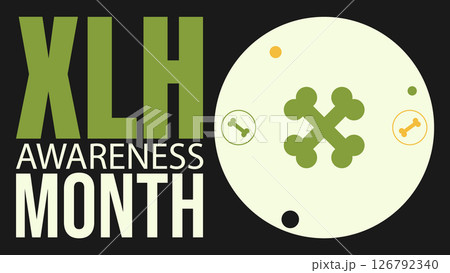 XLH awareness month design templet, Strength in Every Step	 126792340
