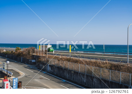 湖西市にある道の駅　潮見坂周辺の風景(静岡県) 126792761