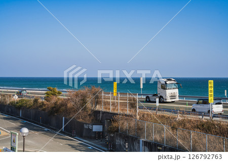 湖西市にある道の駅 潮見坂周辺の風景(静岡県) 湖西市にある道の駅 潮見坂周辺の風景(静岡県) 126792763