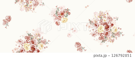 Artistic Geometric Floral Scrollwork Hand Drawn Patterns Artistic Geometric Floral Scrollwork Hand Drawn Patterns 126792851