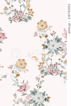 Artistic Geometric Floral Scrollwork Hand Drawn Patterns Artistic Geometric Floral Scrollwork Hand Drawn Patterns 126792852