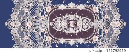 Artistic Geometric Floral Scrollwork Hand Drawn Patterns Artistic Geometric Floral Scrollwork Hand Drawn Patterns 126792939
