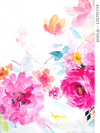 Unique Hand Painted Geometric and Curly Floral Design Artworks Unique Hand Painted Geometric and Curly Floral Design Artworks 126793154