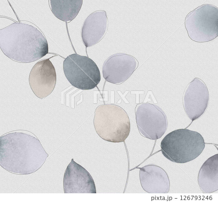 Elegant Handmade Geometric Floral Scroll Pattern Compositions 126793246