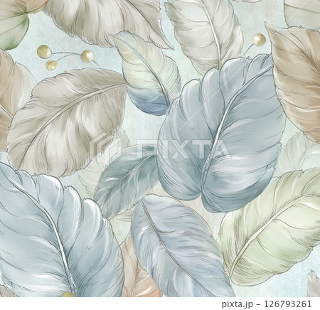 Elegant Handmade Geometric Floral Scroll Pattern Compositions Elegant Handmade Geometric Floral Scroll Pattern Compositions 126793261