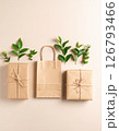 Ecofriendly sustainable packaging design 126793466