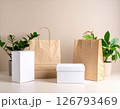 Ecofriendly sustainable packaging design 126793469