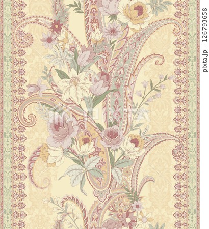 Stunning Hand Painted Geometric Floral Scroll Pattern Creations Stunning Hand Painted Geometric Floral Scroll Pattern Creations 126793658