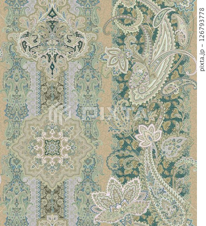 Inspired Geometric Floral Scrollwork Hand Drawn Illustrations Inspired Geometric Floral Scrollwork Hand Drawn Illustrations 126793778