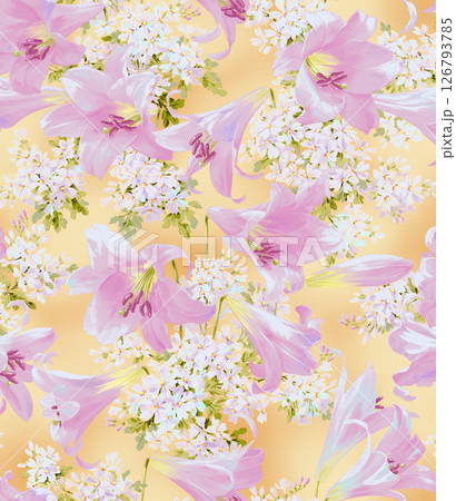 Inspired Geometric Floral Scrollwork Hand Drawn Illustrations Inspired Geometric Floral Scrollwork Hand Drawn Illustrations 126793785