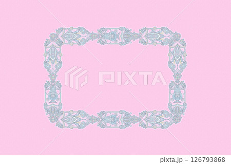Modern Fusion of Geometric Shapes and Floral Scroll Motifs Modern Fusion of Geometric Shapes and Floral Scroll Motifs 126793868