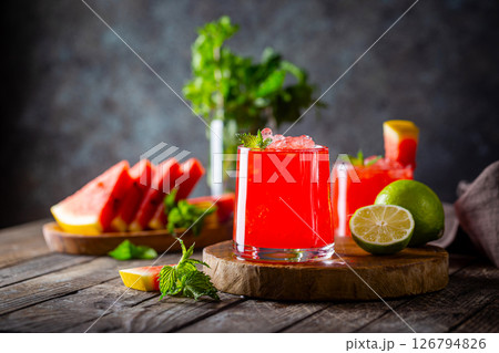 summer watermelon drink summer watermelon drink 126794826