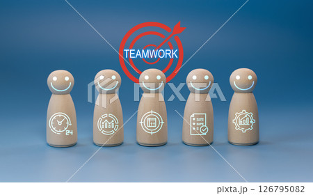 Teamwork Concept Business Team Stand Together Volunteering for Charity People Working Together for Business Success Teamwork Concept Business Team Stand Together Volunteering for Charity People Working Together for Business Success 126795082