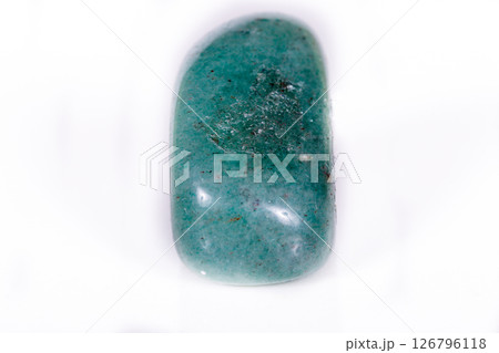 Macro mineral stone aventurine green on white background Macro mineral stone aventurine green on white background 126796118