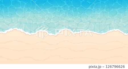 美しい海と波打ち際 美しい海と波打ち際 126796626
