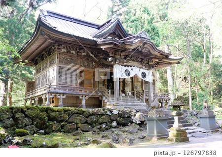 修験道の十和田神社 本殿 十和田湖 青森県 修験道の十和田神社 本殿 十和田湖 青森県 126797838
