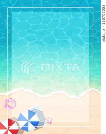 美しい海と波打ち際 126798088