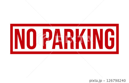 No Parking Rubber Stamp Seal Vector 126798240