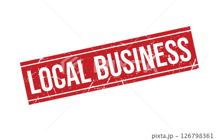 Local Business Rubber Stamp Seal Vector Local Business Rubber Stamp Seal Vector 126798361