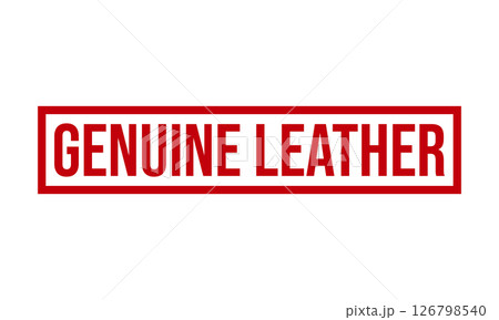 Genuine Leather Rubber Stamp Seal Vector 126798540