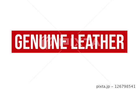 Genuine Leather Rubber Stamp Seal Vector Genuine Leather Rubber Stamp Seal Vector 126798541