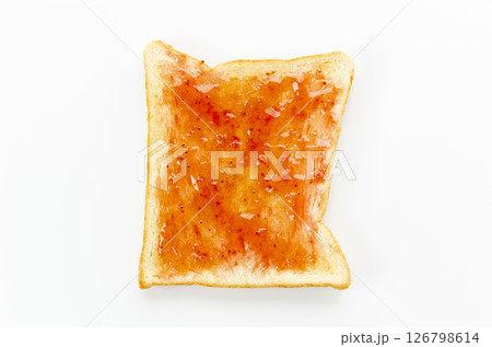 いちごジャムトースト 126798614