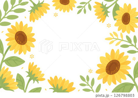 ひまわり AI生成 ひまわり AI生成 126798803