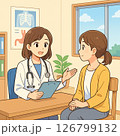 女性医師と患者のカウンセリング 126799132