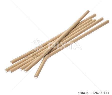 紙製のストロー 紙製のストロー 126799144
