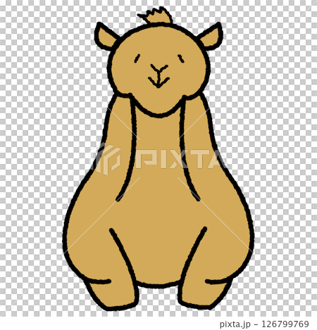 おすわりラクダ 126799769