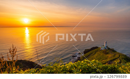 角田岬の夕暮れ 126799889