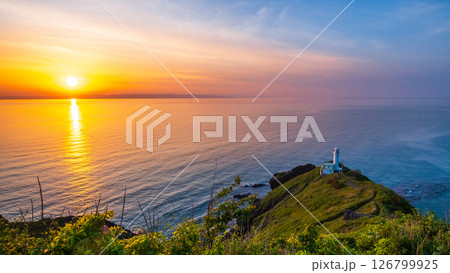 角田岬の夕暮れ 126799925