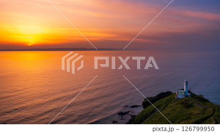 角田岬の夕暮れ 126799950