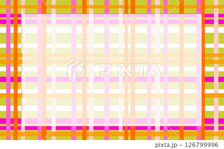 フレーム 格子模様 ホワイトスペース ピンク オレンジ色 フレーム 格子模様 ホワイトスペース ピンク オレンジ色 126799996
