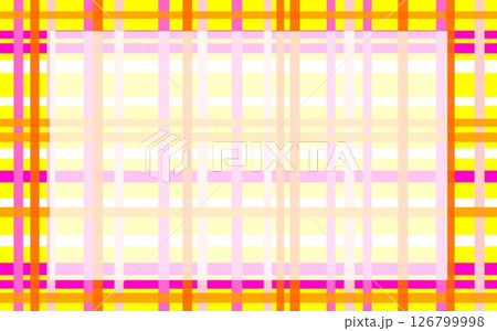 フレーム　格子模様　ホワイトスペース　ピンク　オレンジ色 126799998