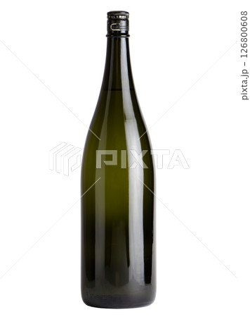 酒瓶 一升瓶 黒 ラベルなし 酒瓶 一升瓶 黒 ラベルなし 126800608