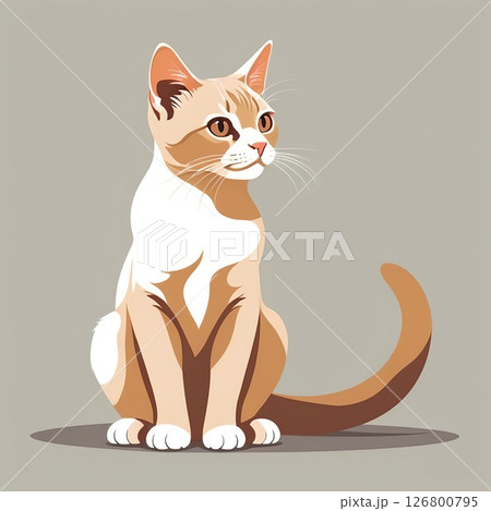 野性味と気品をあわせもつネコのシンガプーラ 126800795